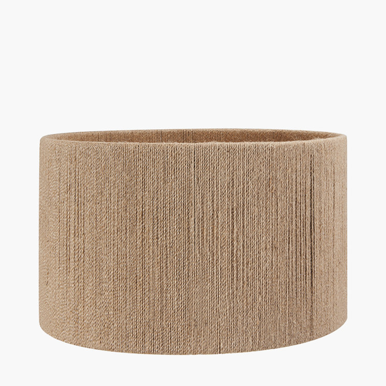 Longshore Tides 21Cm H Bamboo/Rattan Drum Lamp Shade ( Clip On ) in